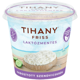 Tihany Friss habosított laktózmentes szendvicskrém