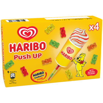 Algida Haribo Push-Up epres jégkrém multipack