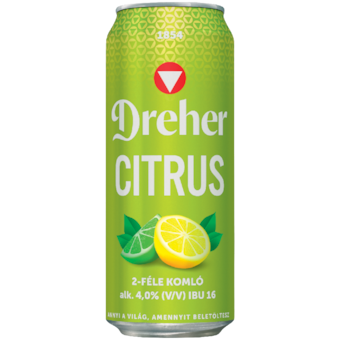 Dreher Citrus dobozos világos sör