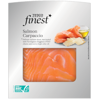 Tesco finest lazac carpaccio*