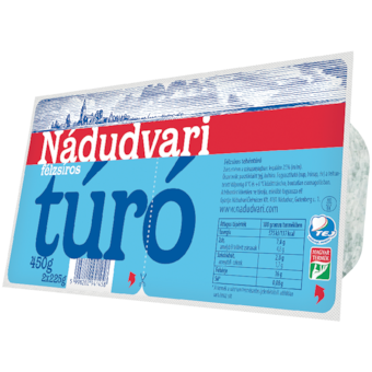 Nádudvari félzsíros túró