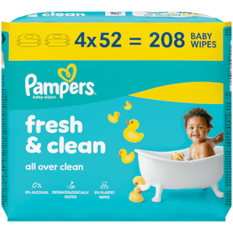 Pampers Fresh Clean Baby nedves törlőkendő