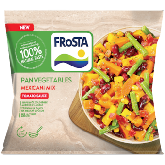 FRoSTA gyorsfagyasztott serpenyős zöldségek mexikói stílusban