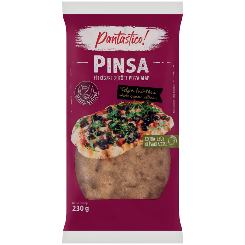 Pantastico! Pinsa Félkészre Sütött Pizza Alap