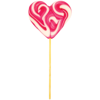 Szív alakú nyalóka