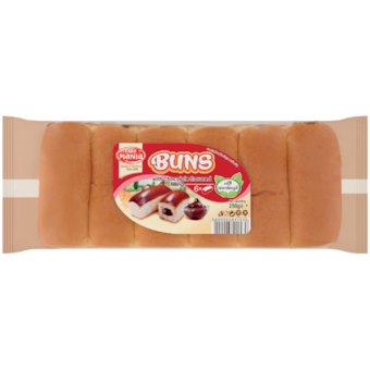 Cake Mania Buns csokoládé krémmel töltött molnárka kovásszal és csokoládés töltelékkel