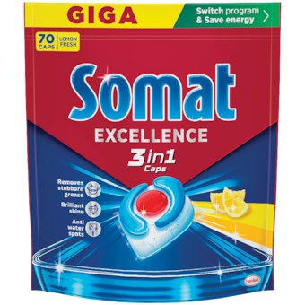Somat 3in1 Excellence mosogatógép kapszula