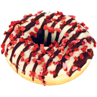 Epertöltelékes csokis gyűrűs fánk