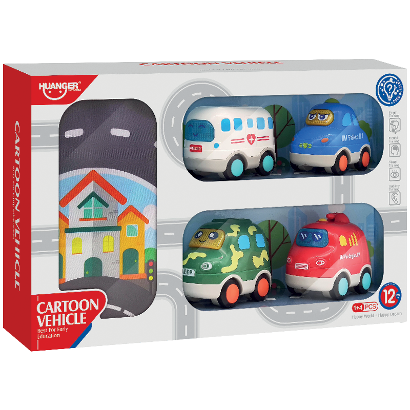 Rajzfilmes Járgányok Szett*