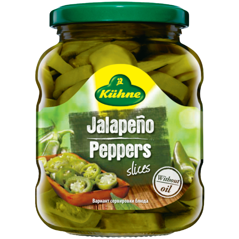 Kühne Szeletelt Jalapeno Paprika