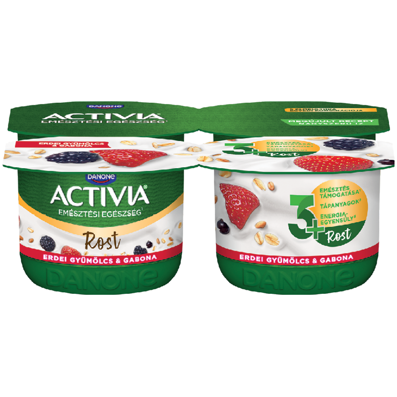 Danone Activia Rost élőflórás Erdei Gyümölcsös Joghurt Multipack