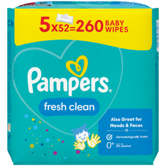 Pampers nedves baba törlőkendő multipack