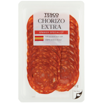 Tesco szeletelt Chorizo