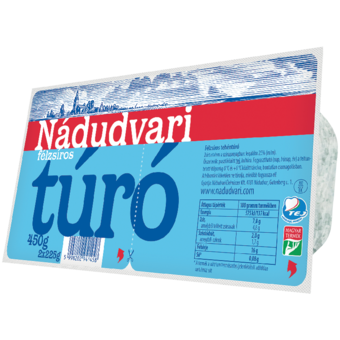 Nádudvari félzsíros túró