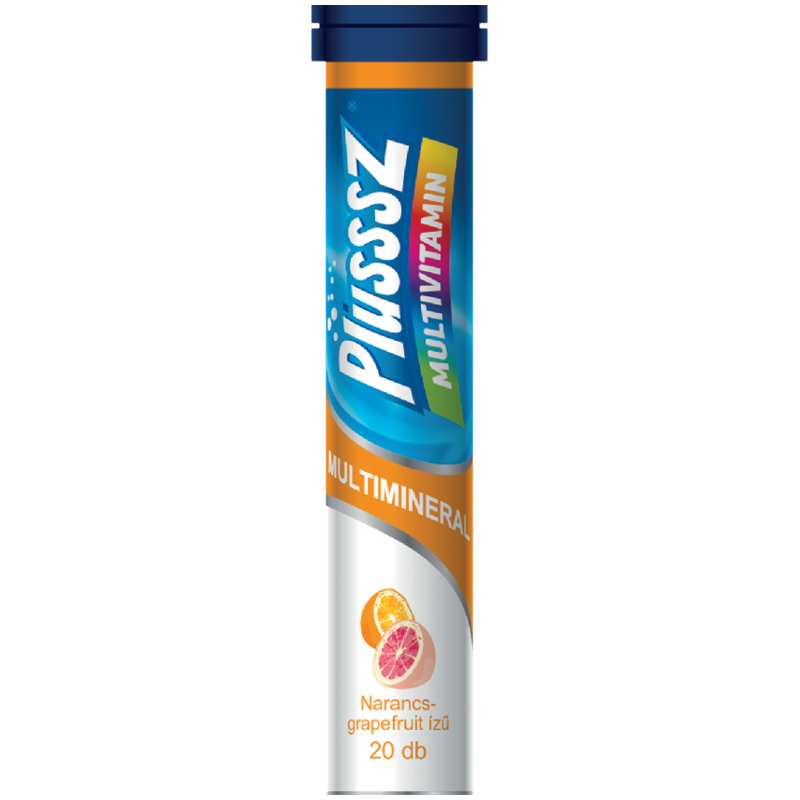 Plusssz Multivitamin+multimineral Narancs-grapefruit Pezsgőtabletta
