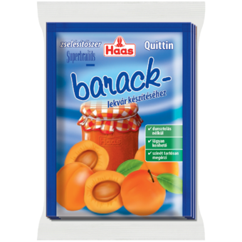 Haas Quittin zselésítőszer baracklekvár készítéséhez