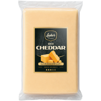 Lecker vörös Cheddar sajt