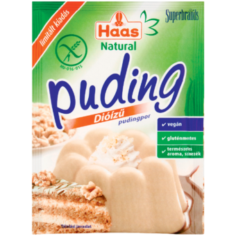 Haas Natural dióízű pudingpor