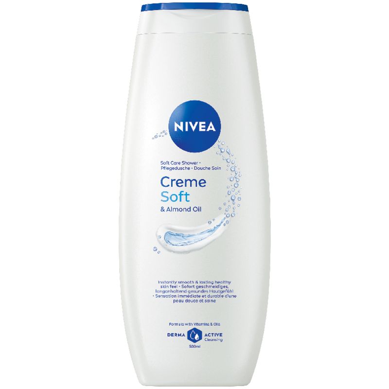 Nivea Creme Soft & Almond Oil Krémtusfürdő