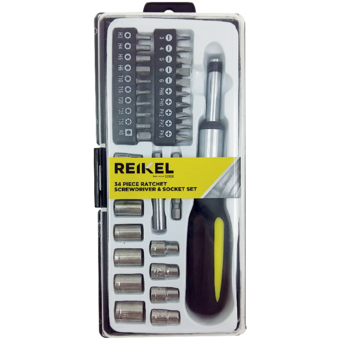 Reikel bit és dugókulcs készlet