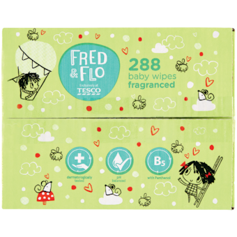 Fred & Flo nedves baba törlőkendő multipack