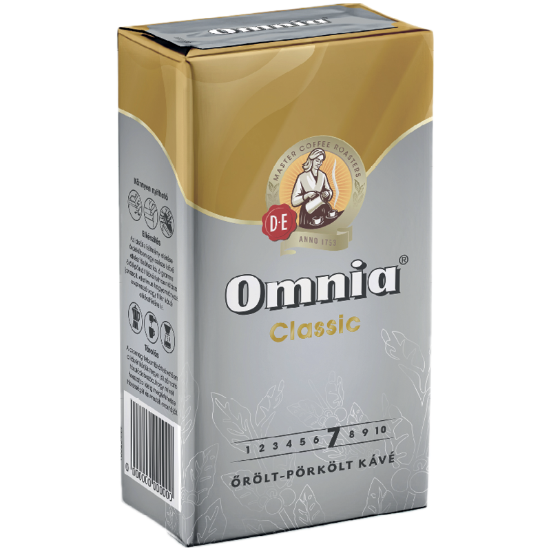 Douwe Egberts Omnia Classic őrölt, Pörkölt Kávé