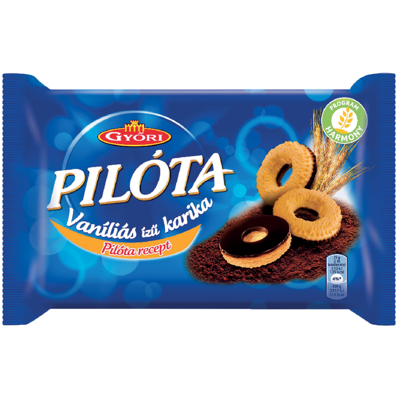 Győri Pilóta Vaníliás ízű Karika