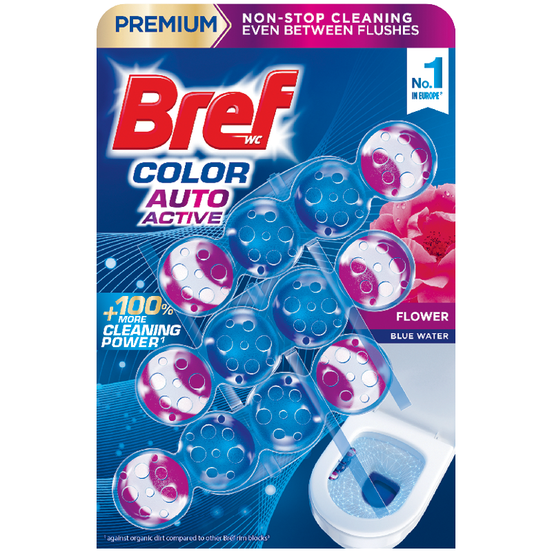 Bref Color Auto Active Flower Wc-frissítő Blokk