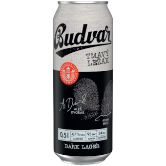 Budvar Dark Lager cseh dobozos barna sör