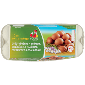 Fuchs mélyalmos extra sárga tojás