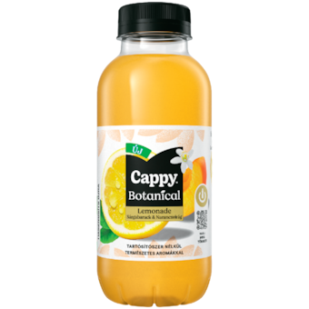 Cappy Botanical szénsavmentes citromos üdítőital sárgabaracklével és narancsvirág-kivonattal