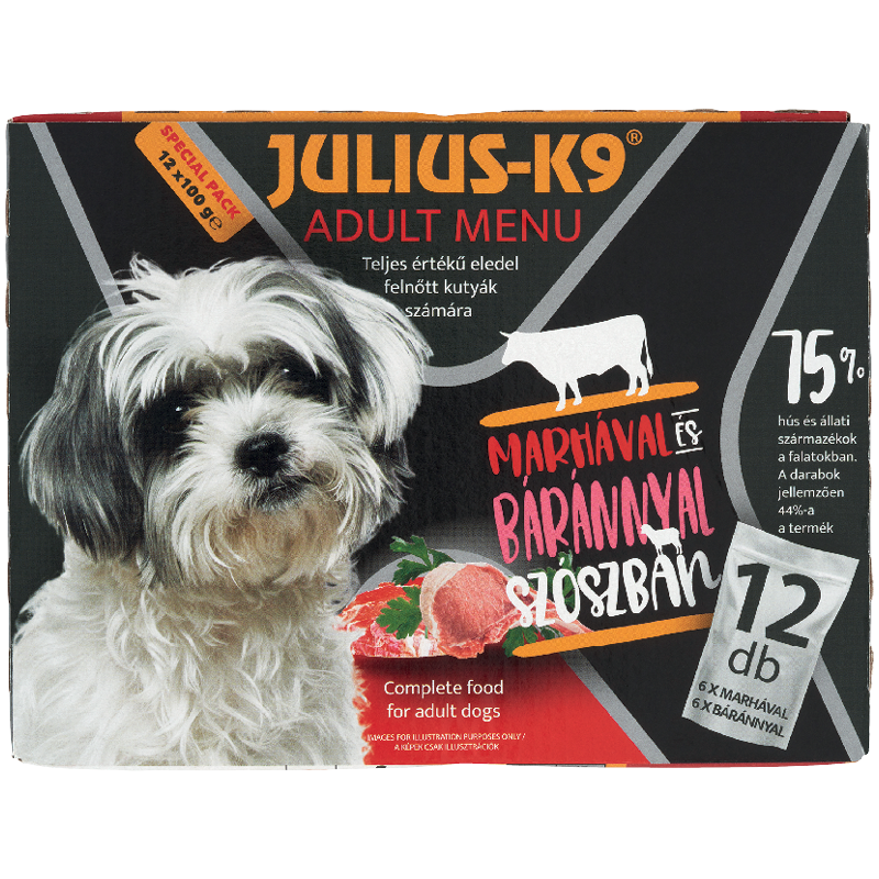 Julius K-9 Alutasakos Kutyaeledel Multipack*
