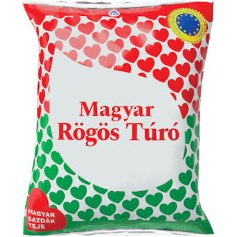 Magyar félzsíros rögös túró