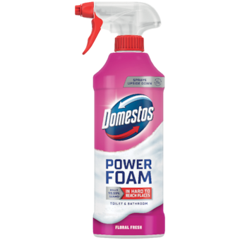 Domestos Power Foam WC és fürdőszoba tisztító hab