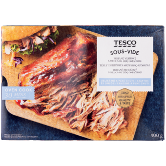 Tesco Sous-vide sertéslapocka mézes BBQ szósszal