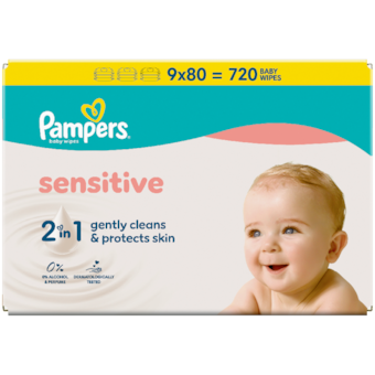 Pampers nedves baba törlőkendő