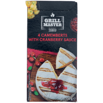 Grill Master Camembert sajt áfonya szósszal