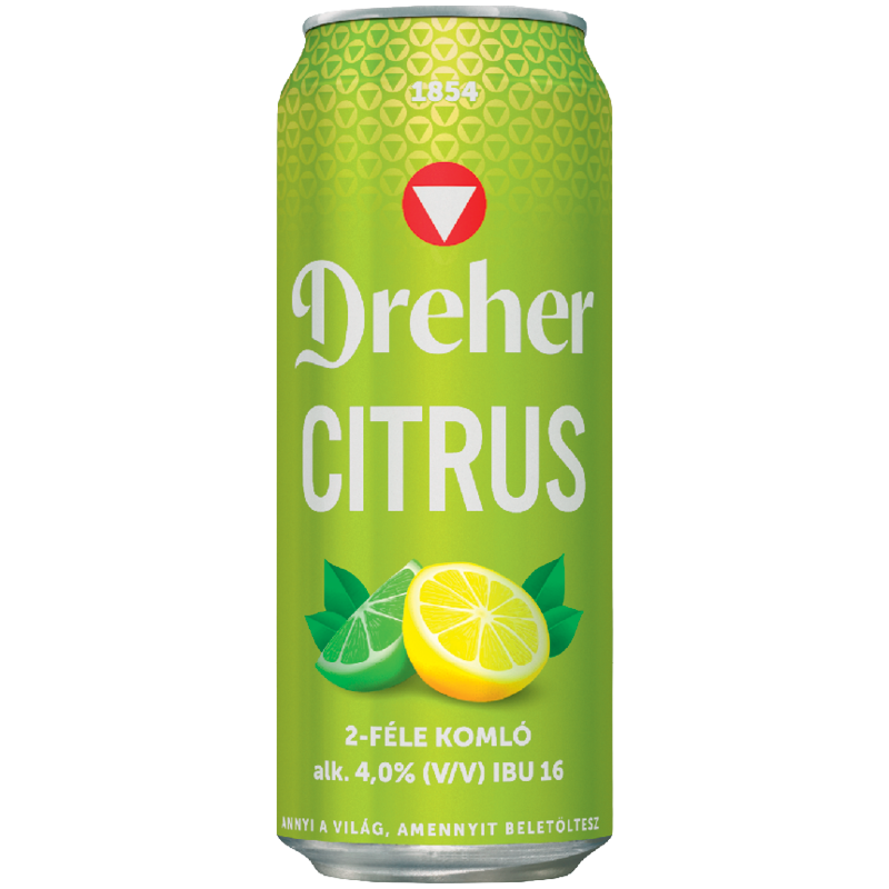 Dreher Citrus Dobozos Világos Sör