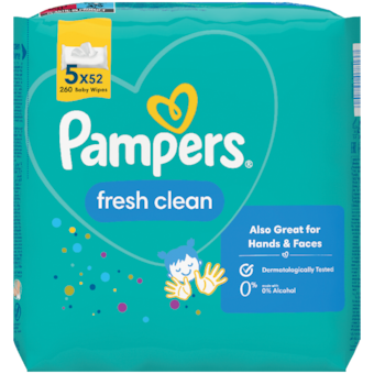 Pampers nedves baba törlőkendő multipack