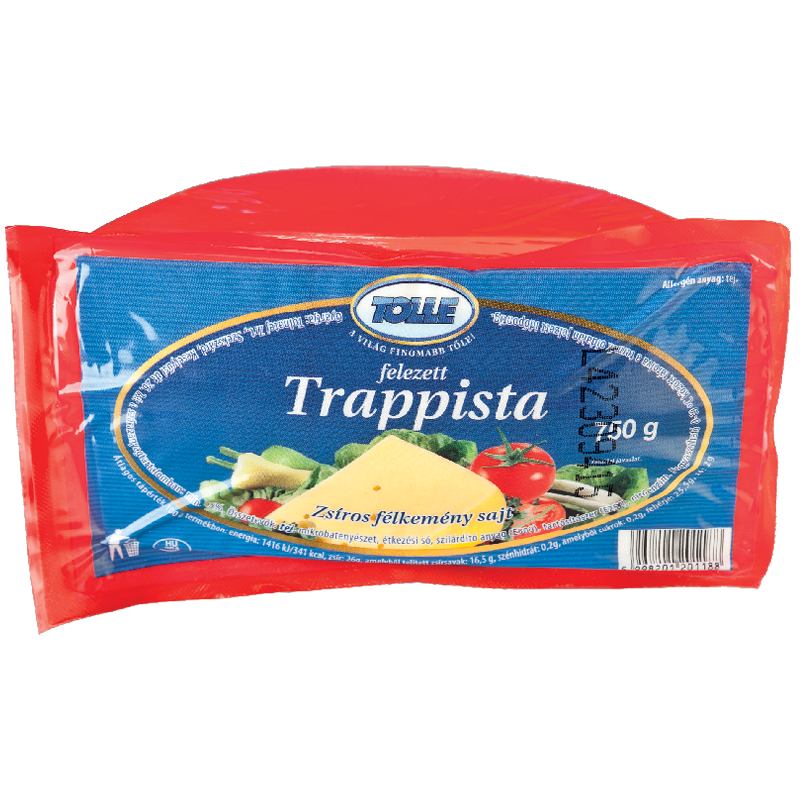 Tolle Felezett Félzsíros Trappista Sajt