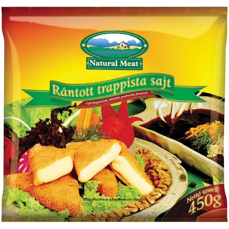 Natural Meat Gyorsfagyasztott Rántott Trappista Sajt