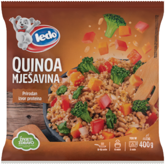 Ledo Quinoa Mix gyorsfagyasztott zöldségek quinoával és tönköllyel