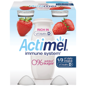 Danone Actimel joghurt multipack 0% hozzáadott cukorral