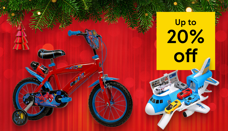 Make your little one's big day with up to 20% off selected Toys