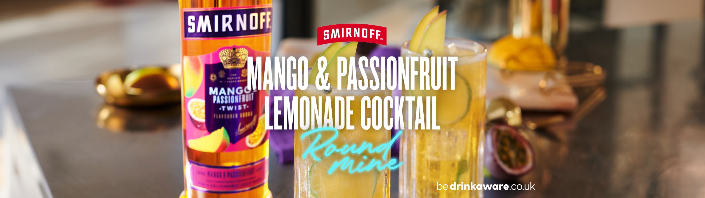 Mango & Passionfruit lemonade Cocktail Recipe