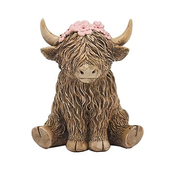 Highland cow ornament