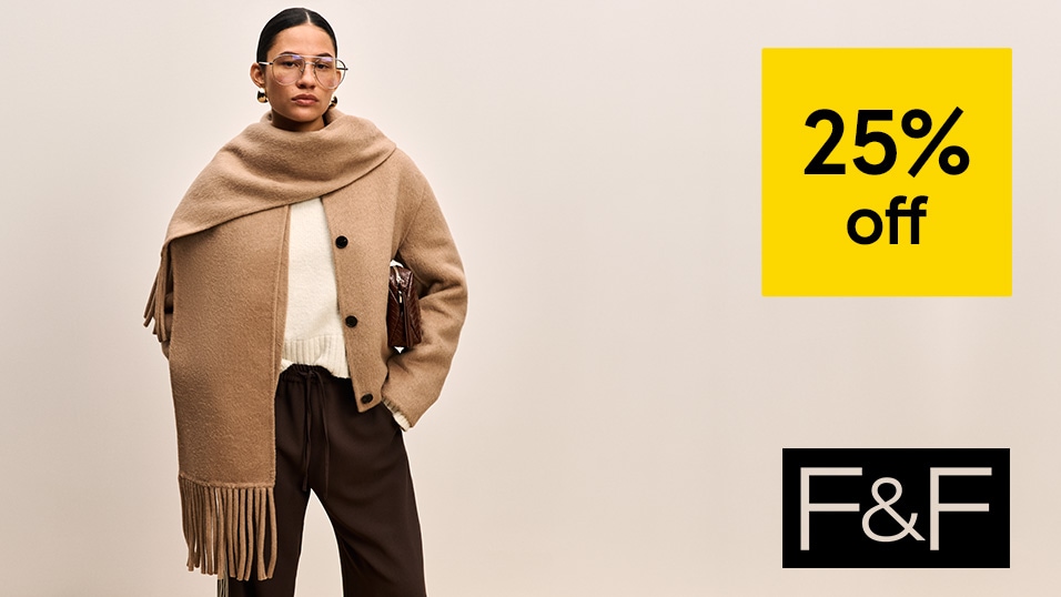 25% off all F&F Clothing