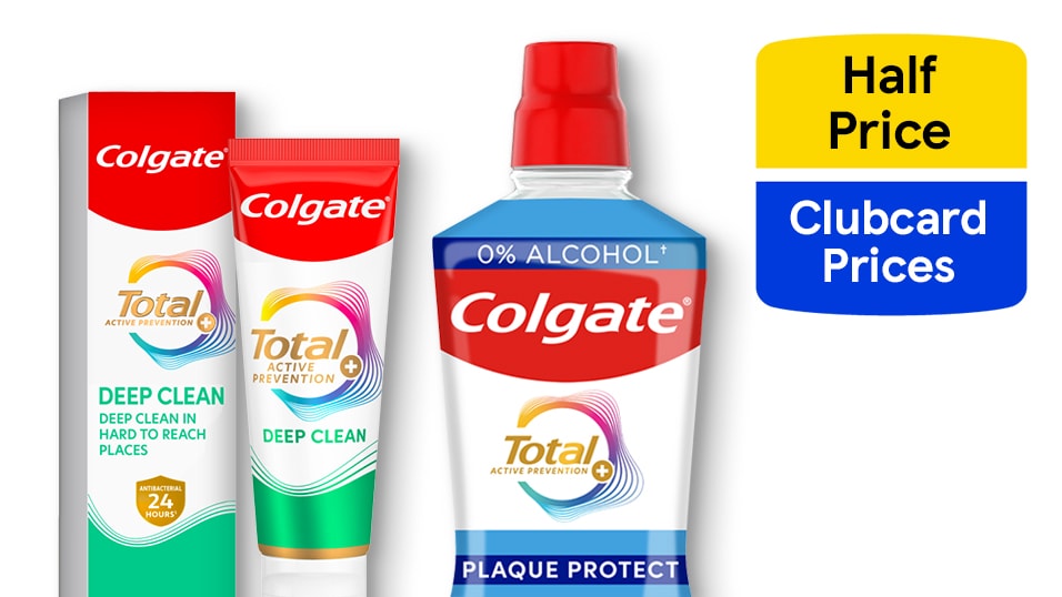 Half price Colgate oral care 