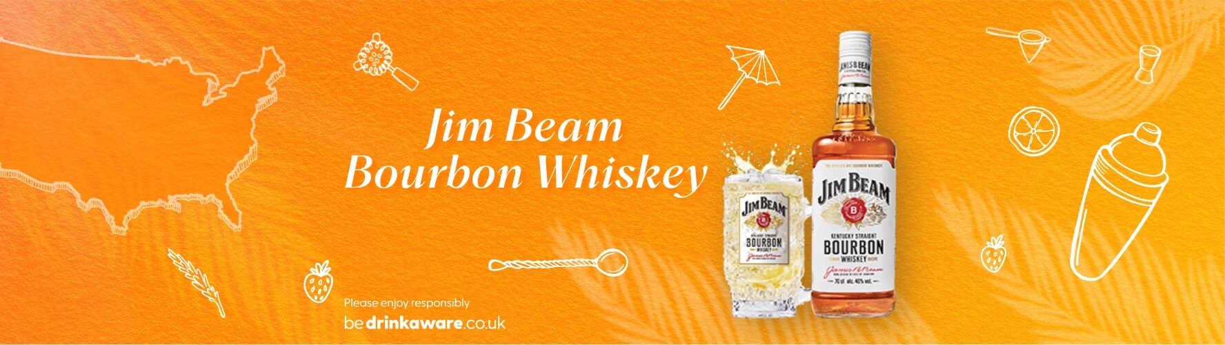 Jim Beam Bourbon Whiskey
