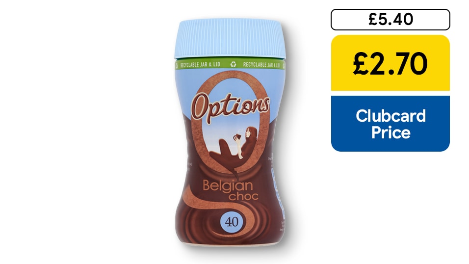 £2.70 Options hot chocolate 
